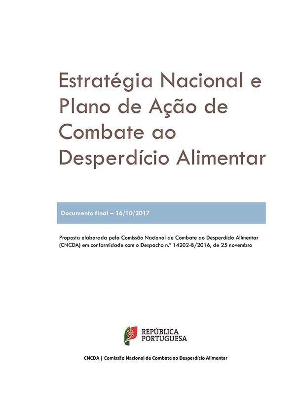 Estratégia Nacional e Plano de Ação de Combate ao Desperdício Alimentar