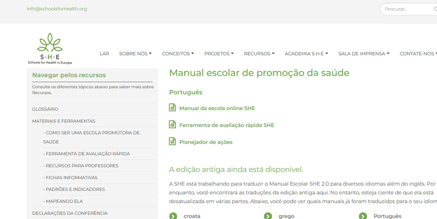 SHE - Escolas Promotoras de Saúde