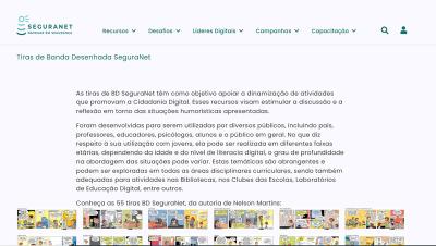 Tiras de Banda Desenhada SeguraNet