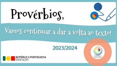  Desafio 2023/2024 - Provérbios, vamos continuar a dar a volta ao texto!