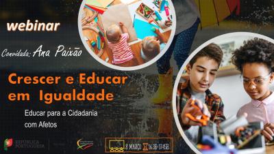 Webinar: Crescer e Educar em Igualdade