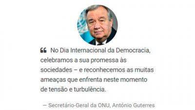 dia internacional da democracia