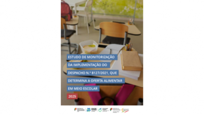 Estudo de monitorização da implementação do Despacho n.º 8127/2021, que determina a oferta alimentar em meio escolar - 2025