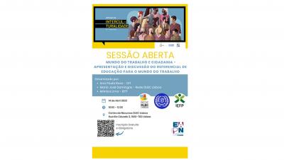Sessão Aberta “Mundo do Trabalho e Cidadania: apresentação e discussão do referencial de educação para o mundo do trabalho"