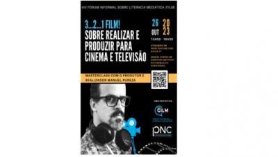 Masterclass “3...2...1 FILM! Realizar e produzir conteúdos para cinema e televisão”