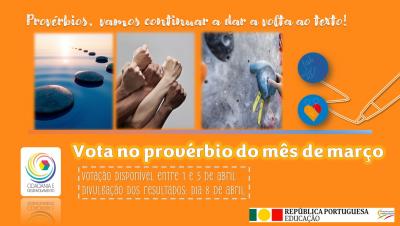 Vota no provérbio de março e continua a dar a volta ao texto!