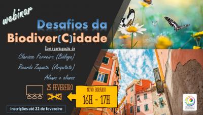 Webinar -  Desafios da Biodiver(C)idade 