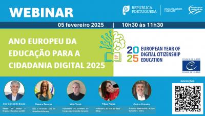 Webinar Ano Europeu da Educação para a Cidadania Digital 2025