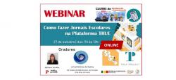 Webinar “Como fazer jornais escolares na plataforma TRUE” 